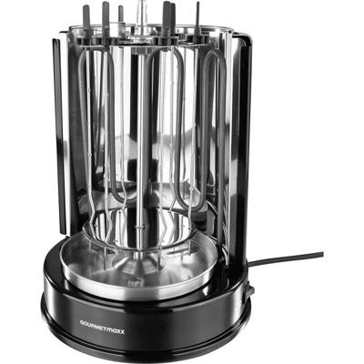 GourmetMaxx 05914 Dönergrill Vast Met grillspies Zwart, RVS