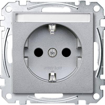 Merten MEG2302-0460 Wandcontactdoos System M Aluminium 1 stuk(s)