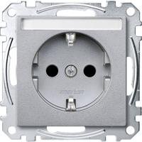 Merten MEG2302-0460 Wandcontactdoos System M Aluminium 1 stuk(s) - thumbnail