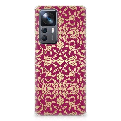Siliconen Hoesje Xiaomi 12T | 12T Pro Barok Pink Siliconen Hoesje Xiaomi 12T | 12T Pro Barok Pink