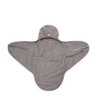 Koeka Dijon Organic newborn badcape steel grey - thumbnail