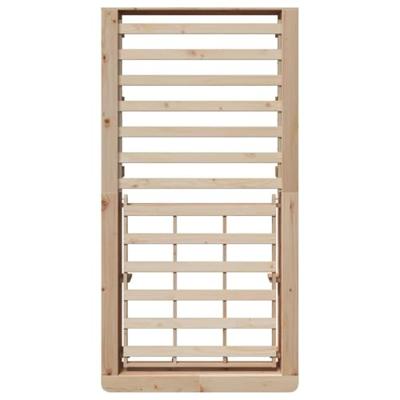 Bedframe met opslag Massief grenenhout 210 x 118 x 30 cm