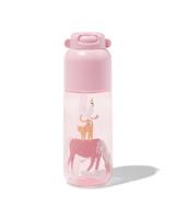 HEMA Waterfles Met Rietje 300ml Paard (terra) - thumbnail