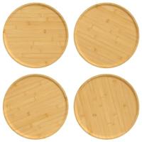 Pizzaborden 4 st 32x1,5 cm bamboe - thumbnail