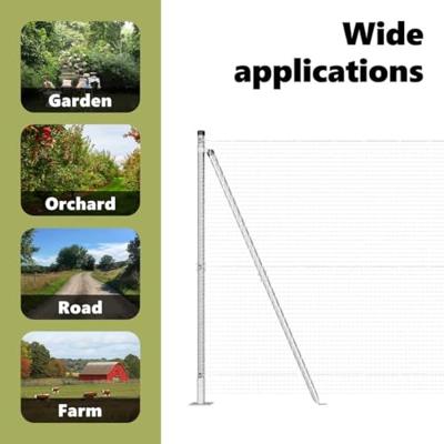 VidaXL Afrasteringspaal zilver 25 x 1,2 m (19 x 19 mm gaas) staal