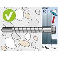 Fischer Betonschroef FBS II 14x150 85/65/35 zeskantkop - 536878 - 10 stuk(s) - 536878 - thumbnail