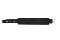 Horlogeband Casio WV-300DE - WV-300LA-1V - IRW-100BJ-1J Onderliggend Leder Zwart 16mm - thumbnail