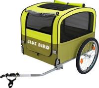 BLUE BIRD fiets-hondenkar bl.bird dog trailer 20" light gn/olive gn - thumbnail