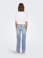 Only Onlblush Mid Straight Dnm Tai467 Noos Straight Leg Light Blue Denim - thumbnail