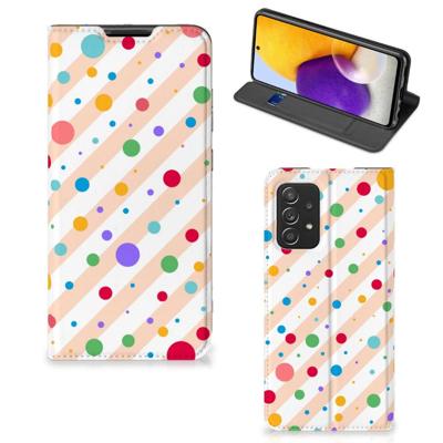 Samsung Galaxy A72 (5G/4G) | Hoesje met Magneet | Dots Samsung Galaxy A72 (5G/4G) | Hoesje met Magneet | Dots