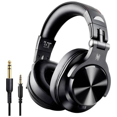 OneOdio Fusion A70 Over Ear headset Bluetooth Stereo Zwart High-Resolution Audio Headset, Zwenkbare oorschelpen DJ