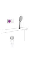 TRES Exclusive elektronische badkraan met badvulcombinatie en handdouche 09286573 - thumbnail