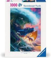 Ravensburger puzzel Draken race 1000 stukjes - thumbnail