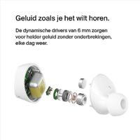 Belkin SoundForm Bolt True Wireless Earbuds, oordopjes draadloos, batterijduur tot 28 uur en Mono-modus, zweet- en waterbestendig (IPX4), Bluetooth-koptelefoon met microfoon, Wit - thumbnail