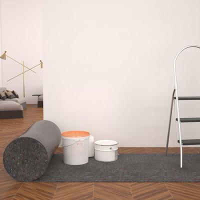VidaXL Schildersvlies anti-slip 50 m 180 g/m² grijs