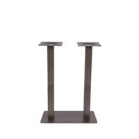 LABEL51 Eetkamertafel Tafelpoot Dubbel - Brons - Metaal - Dubbel - 108 cm - thumbnail