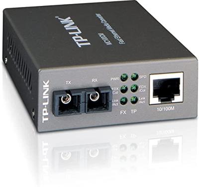 TP-LINK MC100CM Netwerk mediaconverter LAN, SC Simplex 100 MBit/s TP-LINK MC100CM Netwerk mediaconverter LAN, SC Simplex 100 MBit/s