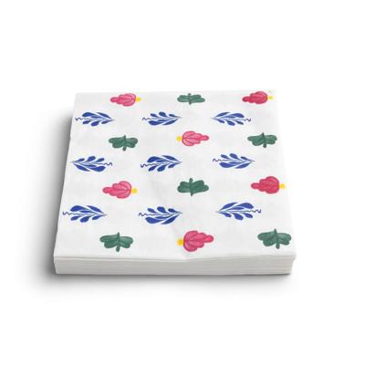 Boerenbont set van 20 servetten 33 cm