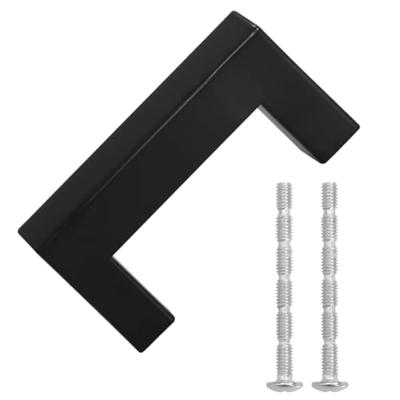 Handvatten 10 st 64 mm roestvrij staal zwart - thumbnail