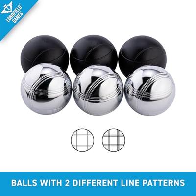 Engelhart Jeu de boules in luxe koffer, 6 ballen Engelhart Jeu de boules in luxe koffer, 6 ballen