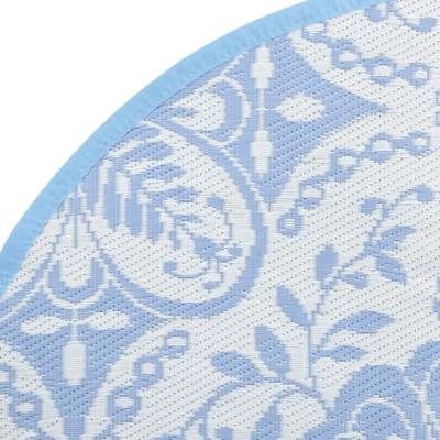 VidaXL Buitenkleed arakil ø160 cm polypropeen babyblauw