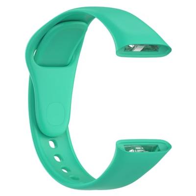 By Qubix - Siliconen bandje - Mint groen - Compatible met Xiaomi Redmi Watch 3 - Compatible Xiaomi bandje