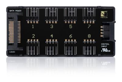 Noctua NA-FH1 PC-ventilatorcontroller Aantal kanalen: 8 Incl. ventilatorcontroller