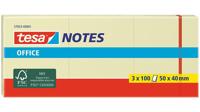 tesa Plaknotitie 57653-00001-05 50 mm x 40 mm Geel 3 stuk(s) - thumbnail