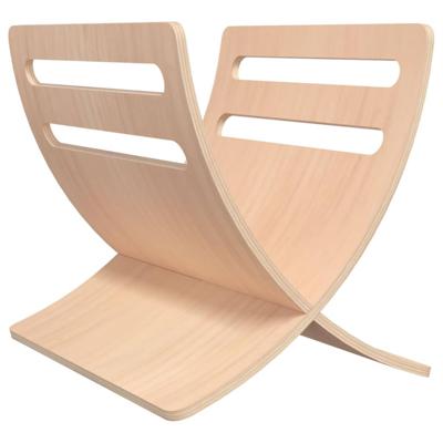VidaXL Tijdschriftenrek vloermodel hout naturel VidaXL Tijdschriftenrek vloermodel hout naturel