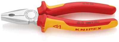 Knipex 03 06 200 VDE Combinatietang 200 mm DIN ISO 5746, DIN EN 60900
