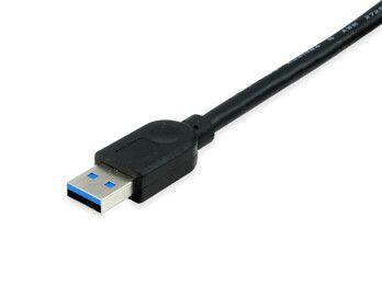 Equip 133346 USB-kabel 5 m USB 3.2 Gen 1 (3.1 Gen 1) USB A Zwart