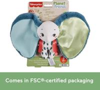 Fisher Price planet friends knuffel olifant - thumbnail