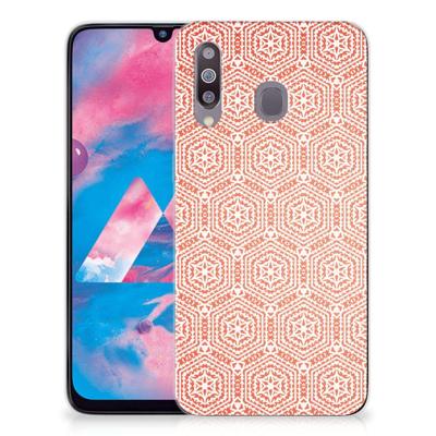 Samsung Galaxy M30 TPU bumper Pattern Orange Samsung Galaxy M30 TPU bumper Pattern Orange