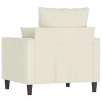 Fauteuil 60 cm fluweel crmekleurig - thumbnail