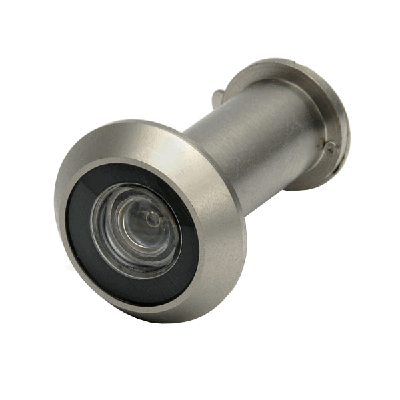 DX deurspion zichtveld 200° brandwerend - Ø14 mm - deurdikte 35/55 mm - RVS finish - DRS2146F30