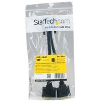 Startech DMSDVIDVI1 20cm LFH59 DMS-59 naar Dual DVI-D (DMS59 stekker, 2x DVI-D female aansluiting, dubbele kop) zwart - thumbnail