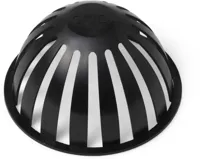 Capi drainagekapje antraciet 12x6cm - thumbnail