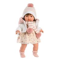 Dreumespop Lola Llorona met Herfstjurkje - 38 cm - thumbnail