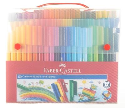 Kleurstift faber-castell connector 80st cadeauset
