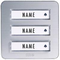 m-e modern-electronics 41082 Zender voor Draadloze deurbel Verlicht, Met naambord - thumbnail