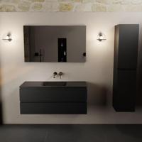 MONDIAZ AIVY 120cm badmeubel Urban, wastafel Urban solid surface midden zonder kraangat (AI-351621URBAN-NO - AI-M120URMI) - thumbnail