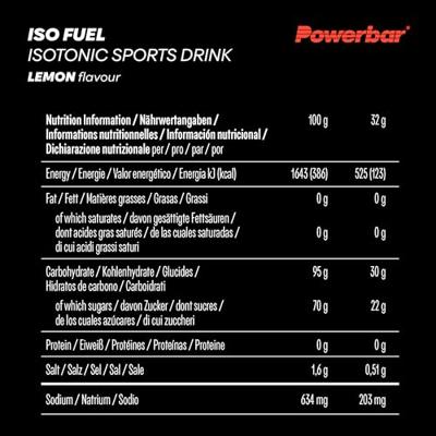Powerbar Fuel Sportdrank 30 Citroen - thumbnail
