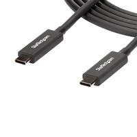 StarTech.com USB-C kabel (USB-C naar USB-C kabel voor maximaal 5K 60Hz video-overdracht, 2m USB-C verlengkabel) (TBLT3MM2MA) - thumbnail