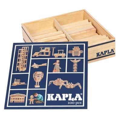 Set van 100 natuurlijke planken - KAPLA® beige Set van 100 natuurlijke planken - KAPLA® beige