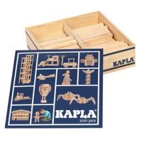 Set van 100 natuurlijke planken - KAPLA® beige - thumbnail
