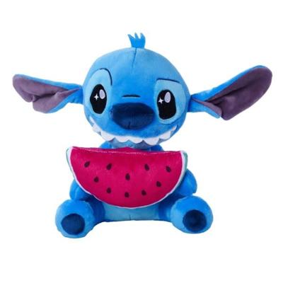 Disney Lilo & Stitch pluchen knuffel Stitch met watermeloen - 25 cm