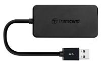 Transcend TS-HUB2K TS-HUB2K USB-hub 4 poorten USB-A USB 3.1 Gen1 5 GBit/s Zwart - thumbnail