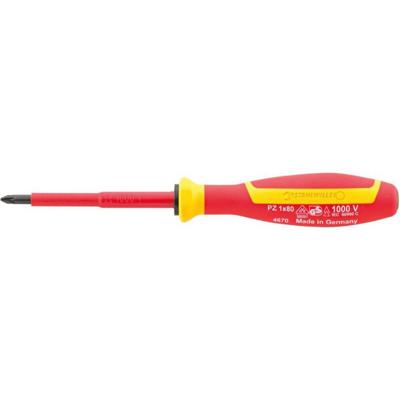 Stahlwille 4670 VDE 0 VDE POZIDRIV-SCHRAUBENDREHER MIT DRALL-GRIFF 46703000 Kruiskop schroevendraaier 0 Stahlwille 4670 VDE 0 VDE POZIDRIV-SCHRAUBENDREHER MIT DRALL-GRIFF 46703000 Kruiskop schroevendraaier 0