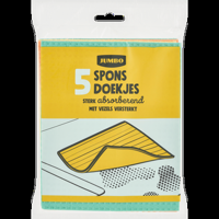 Jumbo Sponsdoekjes 5 Stuks - thumbnail