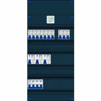 10 groepenkast 3 fase 400V 3 aardlekschakelaars 10 groepen hoofschakelaar 40A 3 rijen Gacia - thumbnail